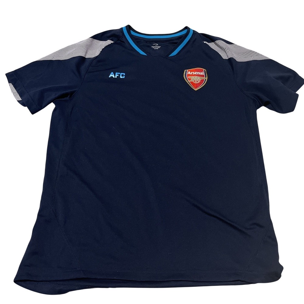 Arsenal‎ FC London Football Training Jersey Navy Blue Men's Large